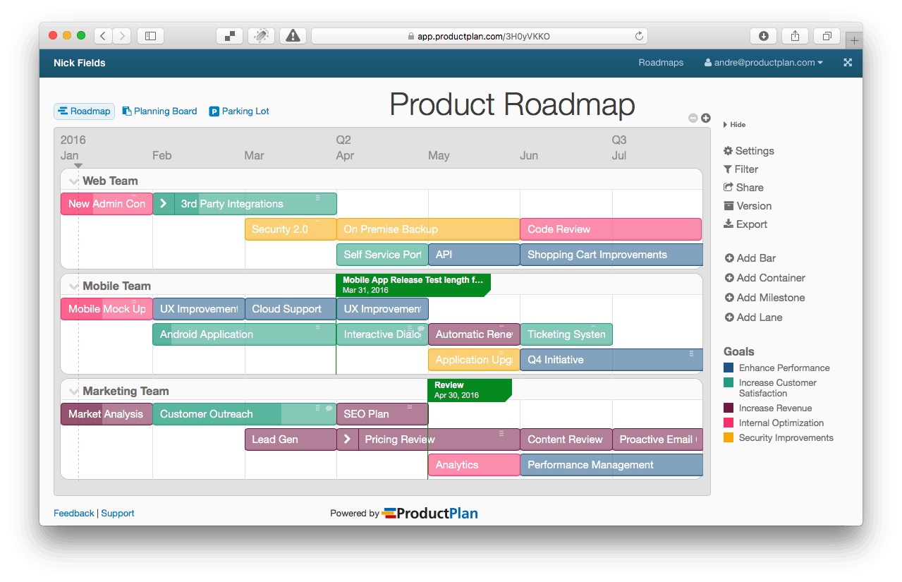 Product Roadmap Definition, Examples & Free Templates